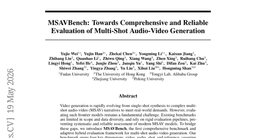 MSAVBench: Towards Comprehensive and Reliable Evaluation of Multi-Shot Audio-Video Generation