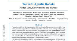 Towards Agentic Robots: Model, Data, Environment, and Harness