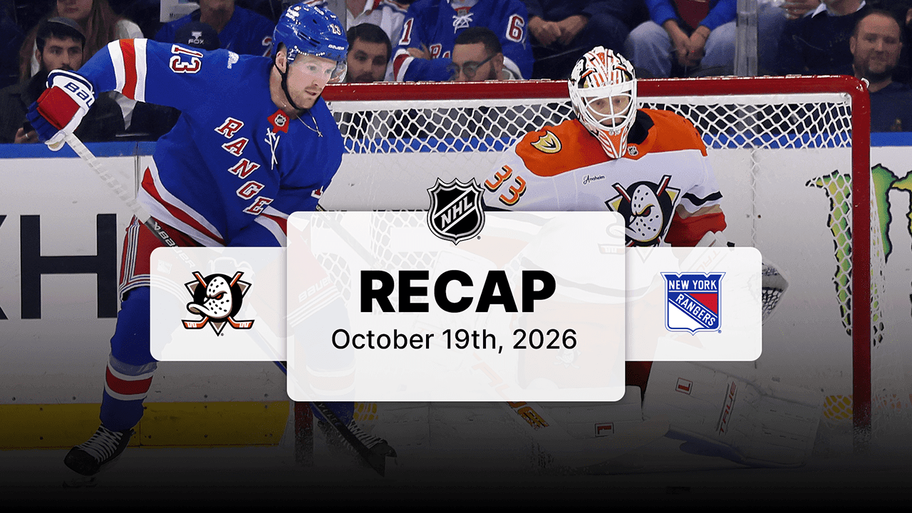 ANA at NYR | Recap