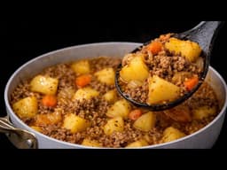 Potato and ground beef recipe .No Cheese 🧀 