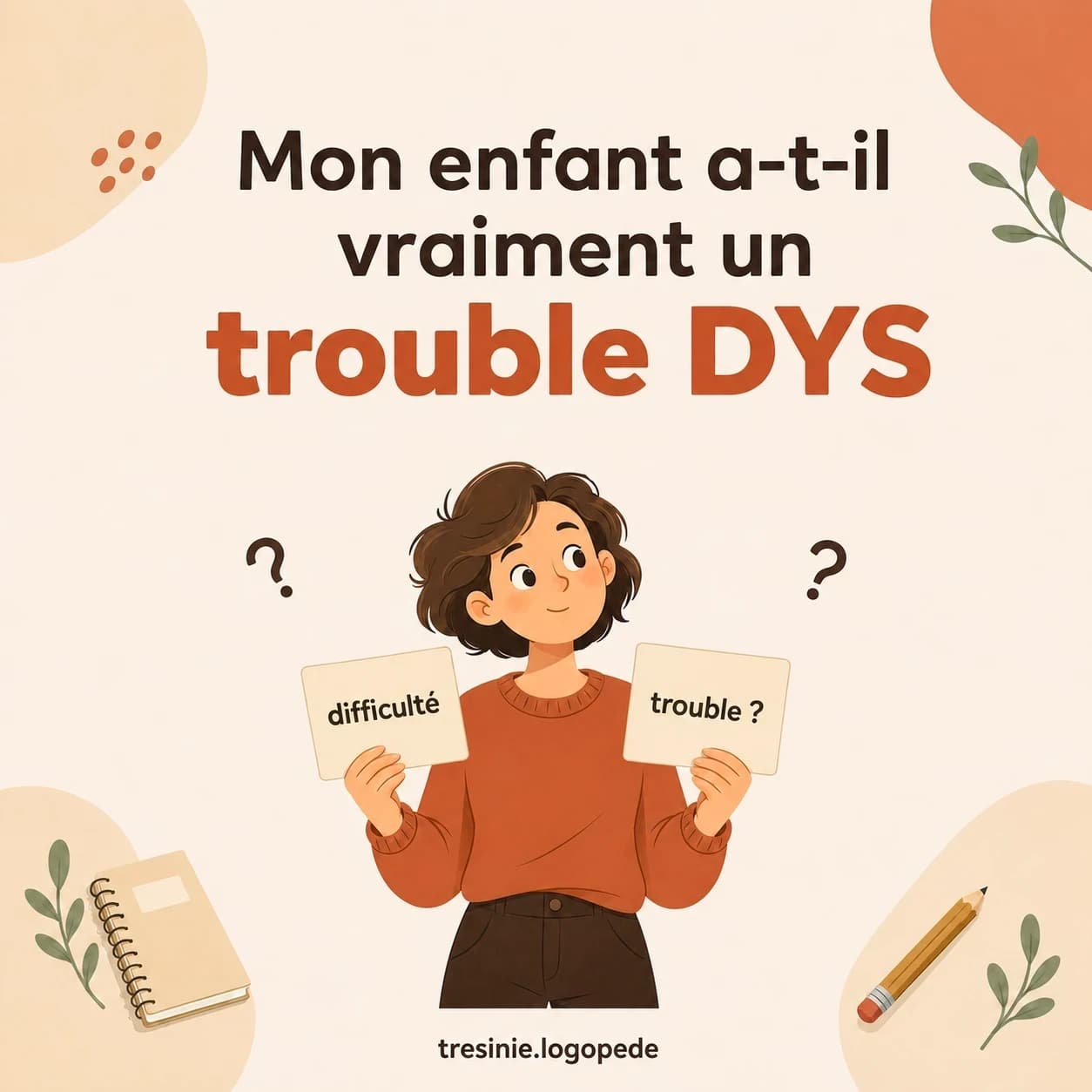 Mon enfant a-t-il un vrai trouble DYS ?