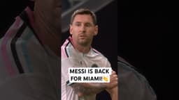 Leo Messi RETURNS FOR MIAMI 👊 after the World Cup!!