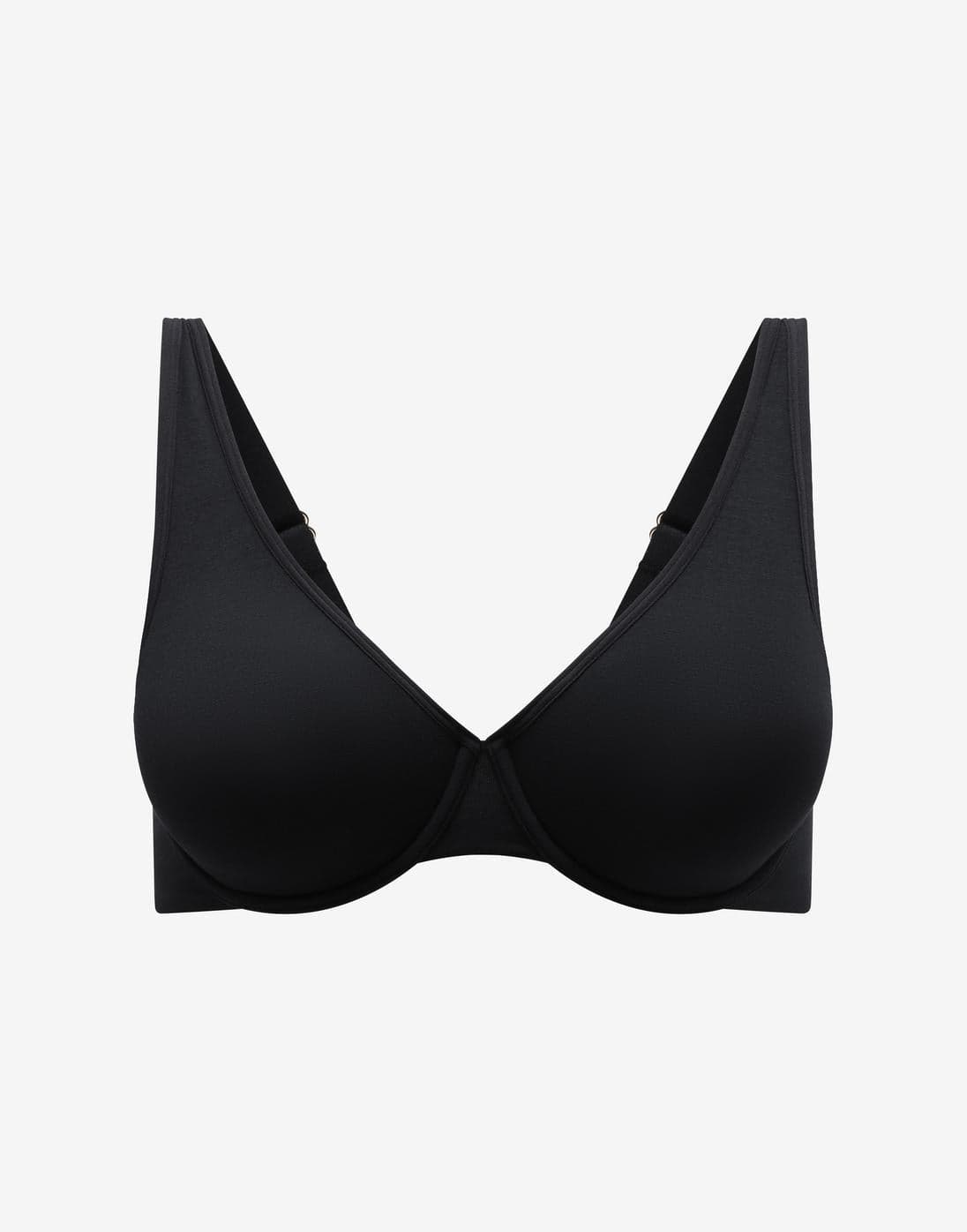 Black Organic Cloud Cotton Perfect Coverage Bra