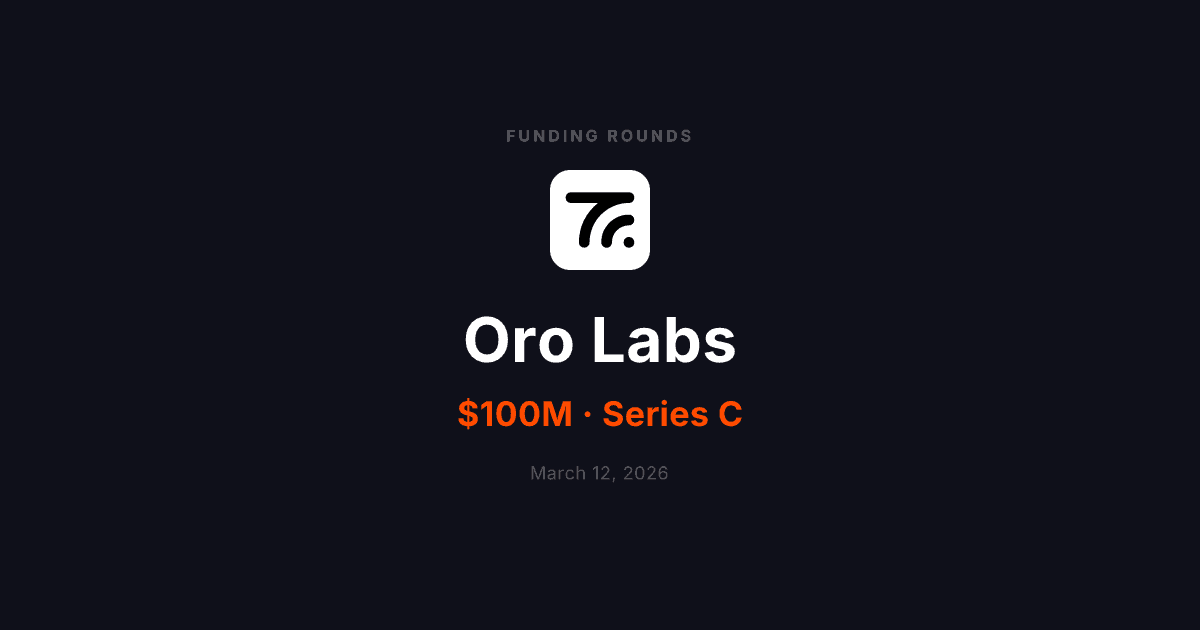 Oro Labs Raises $100M Series C for AI Orchestration - TAMradar Funding Rounds Signals
