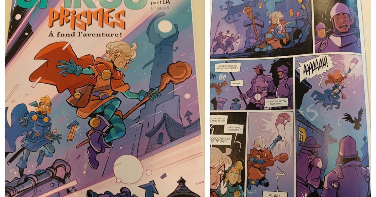 "C'est une sprinteuse, pas une coureuse de fond !" : joli poisson d'avril chez Spirou qui sensibilise les lecteurs sur l'utilisation de l'IA en BD - La DH/Les Sports+