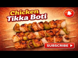 Easy Chicken Tikka Boti at Home | Juicy & Spicy BBQ Recipe