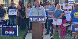 Republican Senate nominee in Michigan former Rep. Mike Rogers ...