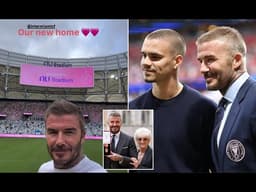 David Beckham unveils $750M Inter Miami stadium with family seal of approval【sports】