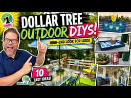 Dollar Tree Outdoor DIYs That Look EXPENSIVE! 🌿