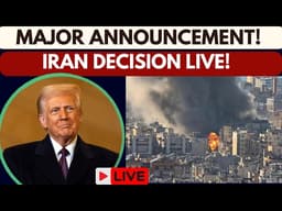 WATCH LIVE: Donald Trump Makes Urgent Announcement on US-Iran Tensions | Breaking News