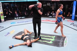 UFC Vegas 115 fighter who landed an illegal soccer kick maintains she is not a dirty fighter – 'I'll take the risk again'