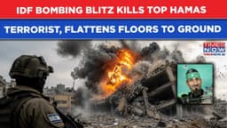 IDF Kills Top Hamas Terrorist In Gaza, Flattens 4 Floors To Ground| Al-Bureij Bombing Blitz On Cam