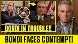 Breaking: Pam Bondi Faces Contempt Battle Over Epstein Files