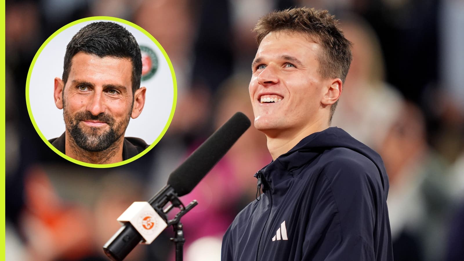 Jakub Mensik reveals Novak Djokovic support before Alexander Zverev semi-final at Roland Garros