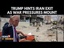 Trump Signals Iran War Exit While Demanding Strait Of Hormuz Remains Open | N18G | 4K