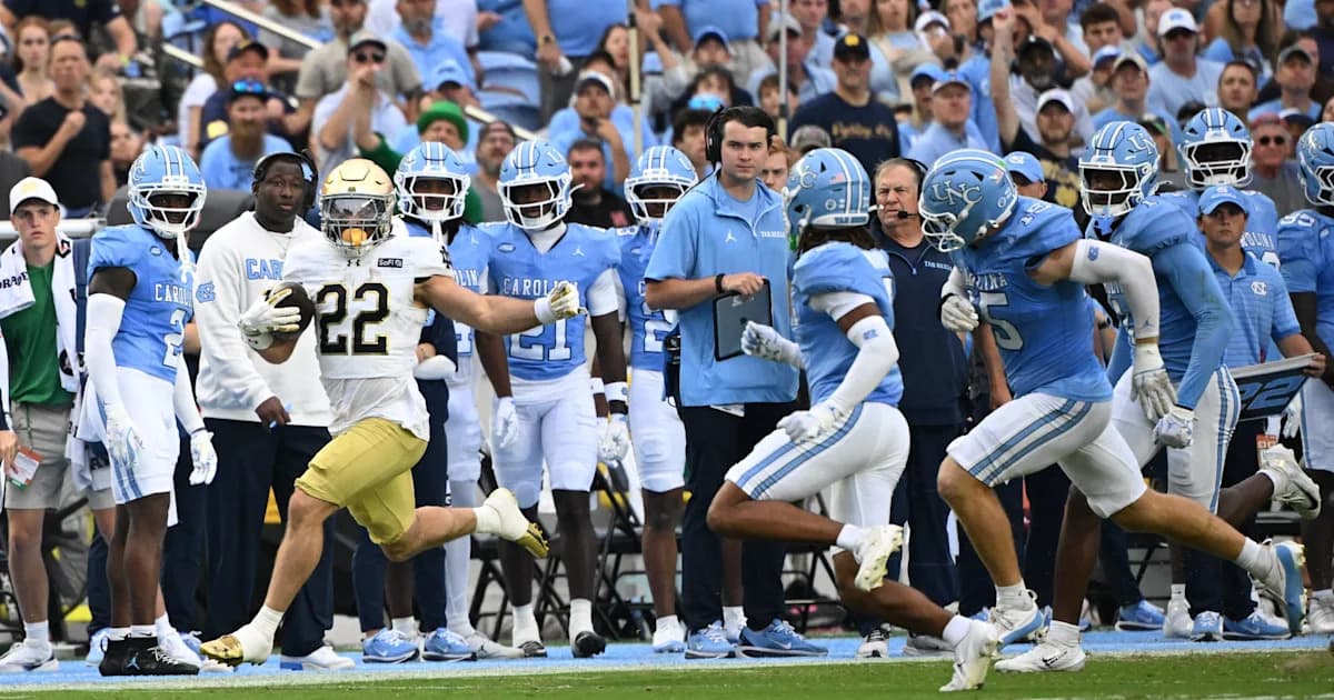 Defensive struggles, big CJ Carr day bury UNC in loss to Notre Dame