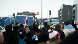 ‘Hello!’: Greenland fills the streets in protest against Trump. He responds the next morning with a Truth Social post overlooking their homes