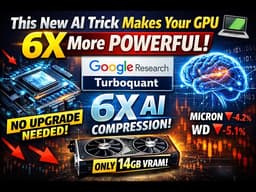 This New AI Trick Makes Your GPU 6X More Powerful 💻 (No Upgrade Needed!)
