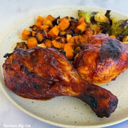 Air Fryer BBQ Chicken Drumsticks {Ninja Crispi Recipe} | Nurture My Gut