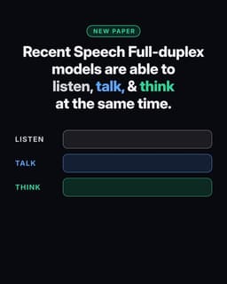 @EliasEskin reposted: 📢 New paper: RUBATO: Decoupled Clocks Allow Full-Duplex Models to Think as Fast ...