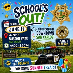 School's Out celebration at Burton Park June 11