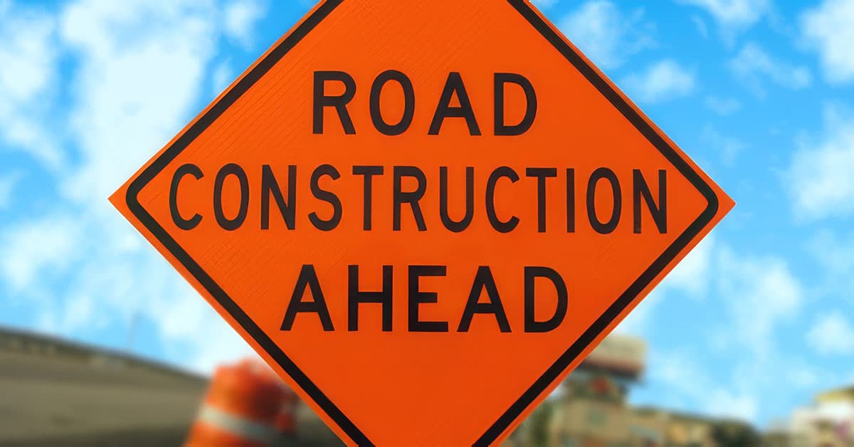 Here Are This Week's Road Construction Delay Areas