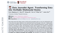 Data Journalist Agent: Transforming Data into Verifiable Multimodal Stories