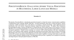 PerceptionBench: Evaluating Atomic Visual Perception in Multimodal Large Language Models