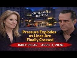 General Hospital Recap (April 3, 2026) — Pressure Explodes as Lines Are Finally Crossed