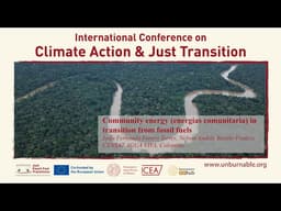 Community energy (energias comunitaria) in transition from fossil fuels