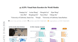 ALPS: Visual State Encoders for World Models