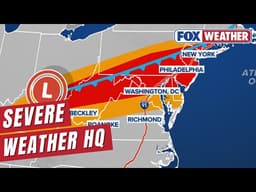 Threat Of Severe Storms Increases Across Parts Of The Mid-Atlantic, Northeast