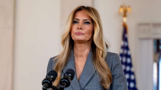 New speculation around Epstein files swirls following unusual Melania Trump address | Watch