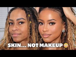 Soft Glam Makeup Tutorial for Black Women | Natural Skin-Like Glow (Step-by-Step Masterclass)