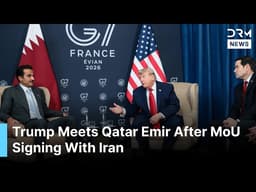 BREAKING NEWS: Trump Meets Qatar's Emir Al Thani at G7 Summit in France After Deal With Iran | AC1G