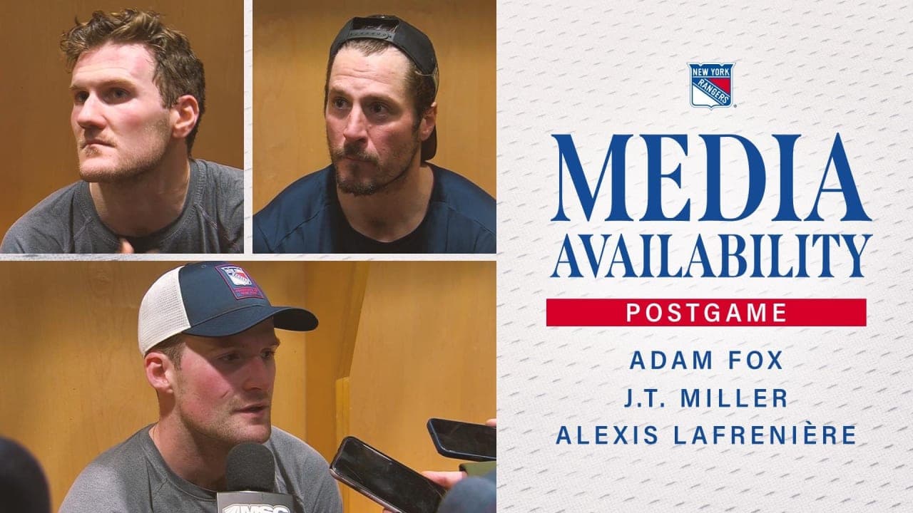 NYR at TOR Postgame: Fox, Miller & Lafrenière | New York ...