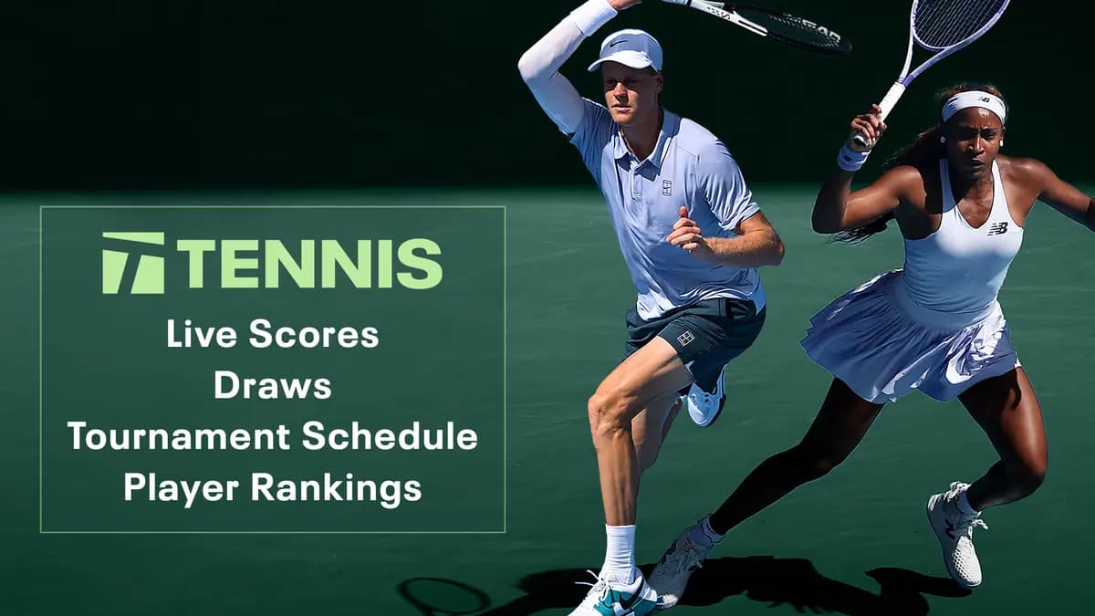 Tennis Scores, Tournaments, Rankings & News