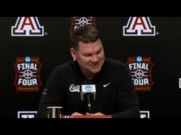 Arizona Basketball NCAA Final Four Press Conference Coach Tommy Lloyd | April 2