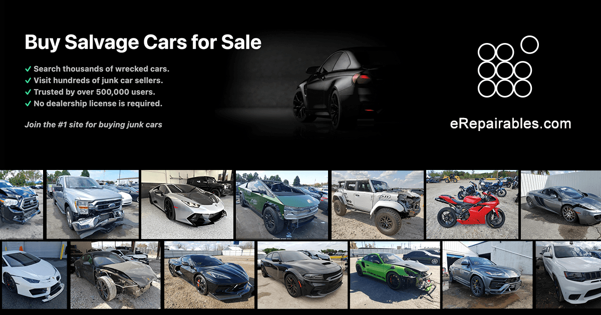 Salvage Cars for Sale in Austin Texas