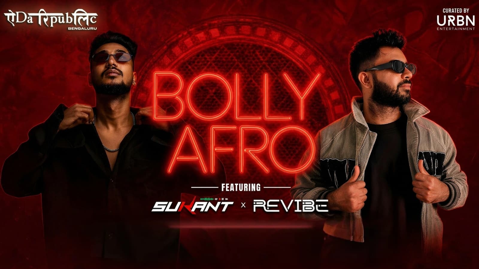 Book tickets to Bolly Afro Ft. DJ Sukant X Revibe | Yeda Republic Koramangala
