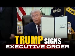 WATCH: President Trump signs executive order at Oval Office takes multiple questions | Iran war