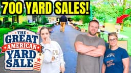 WE WENT TO THE LARGEST COMMUNITY YARD SALE EVER AND THIS HAPPENED