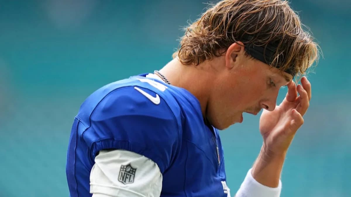 NY Giants just made a Week 1 call that puts Jaxson Dart under a ...