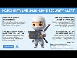 Do NOT Ignore NGINX Rift: Single GET Request Will Destroy Your Ingress CVE-2026-42945 #cybersecurity
