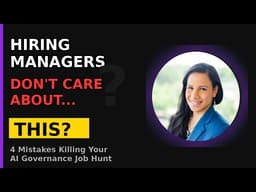 The Real Reason You're Not Getting AI Governance Jobs