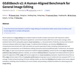 @_akhaliq: GEditBench v2

A Human-Aligned Benchmark for General Image Editing

paper: https://t.co/0OJGlz69Tw h...