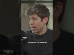Sam Altman on first billion-dollar company created by AI