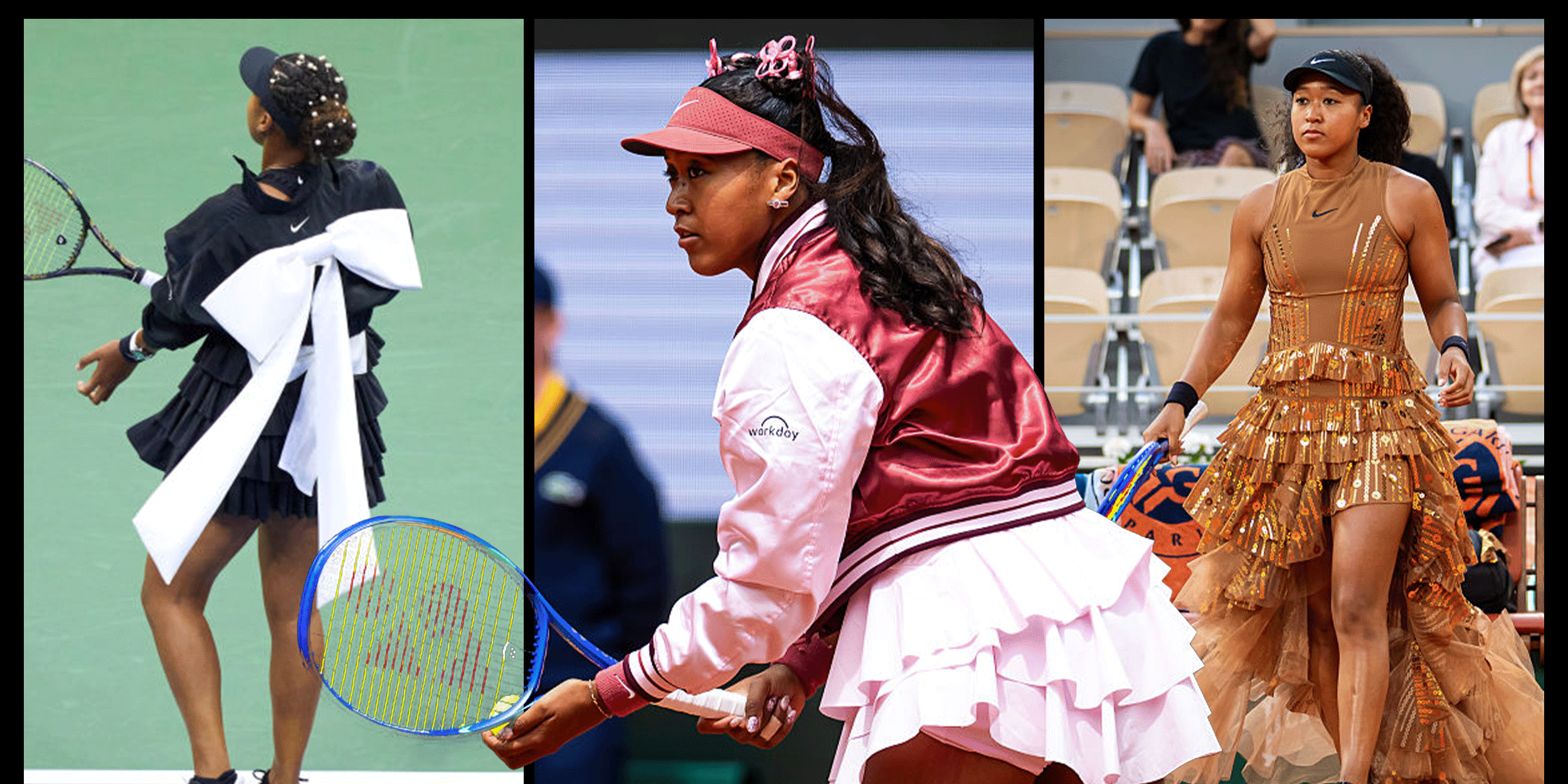 A Look at Naomi Osaka's Best Grand Slam Looks of All Time