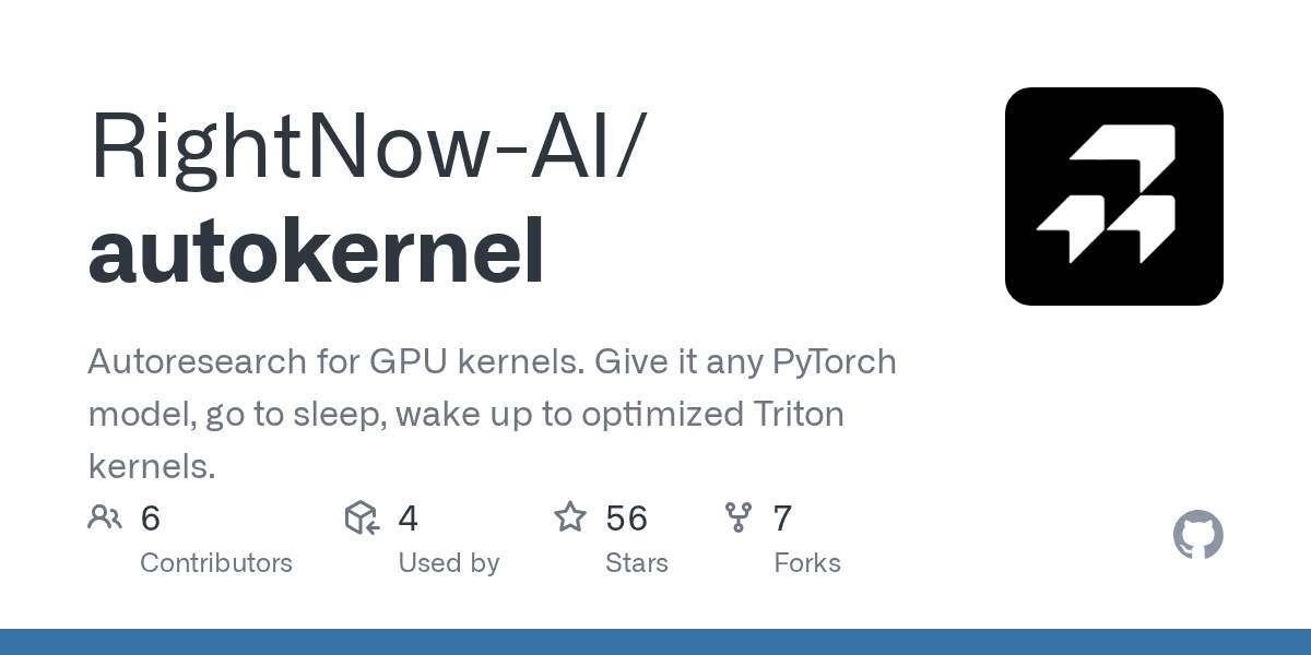 AutoKernel: Autoresearch for GPU Kernels