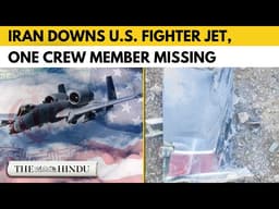 Rescue operation underway after Iran shoots U.S. fighter jet, one crew member missing